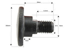Parafuso C/ Porca- M10x28mm - para Kidd, Kuhn, Vicon Aplicavel em: 56150100K (S.78372)