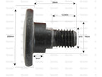 Parafuso C/ Porca- M10x28mm - para Kidd, Kuhn, Vicon Aplicavel em: 56150100K (S.78372)