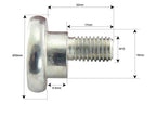 Parafuso C/ Porca- M10x32mm - para Vicon Aplicavel em: 81160k (S.78397)