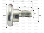 Parafuso C/ Porca- M10x32mm - para Vicon Aplicavel em: 81160k (S.78397)
