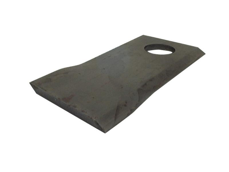 Faca - Faca torcida - 112x48x4mm - Orifício Ø19mm - Esq. - para Fella, Krone Aplicavel em: 123706 (S.78404)