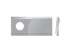Faca - Twisted blade, bottom edge sharp & parallel - 100x48x3mm - Orifício Ø19mm - Dt. - para Niemeyer, Pottinger Aplicavel em: 570414 (S.78412)
