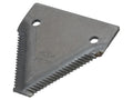 Faca - Serrilha por cima - 83x76x2.75mm - Orifício Ø6.5mm - Centros de orifícios em 51mm - paraClaas Aplicavel em: 6112031 (S.78422)