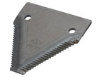 Faca - Serrilha por cima - 83x76x2.75mm - Orifício Ø6.5mm - Centros de orifícios em 51mm - paraClaas Aplicavel em: 6112031 (S.78422)