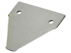 Faca - Serrilha por cima - 83x76x2.75mm - Orifício Ø6.5mm - Centros de orifícios em 51mm - paraClaas Aplicavel em: 6112031 (S.78422)