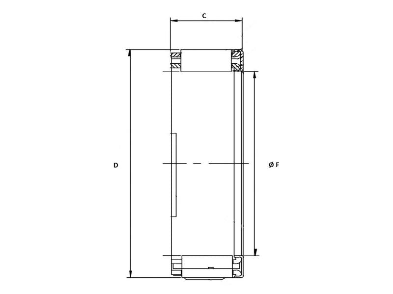 Sparex Rolamento de agulhas (402566R1) (S.7865)