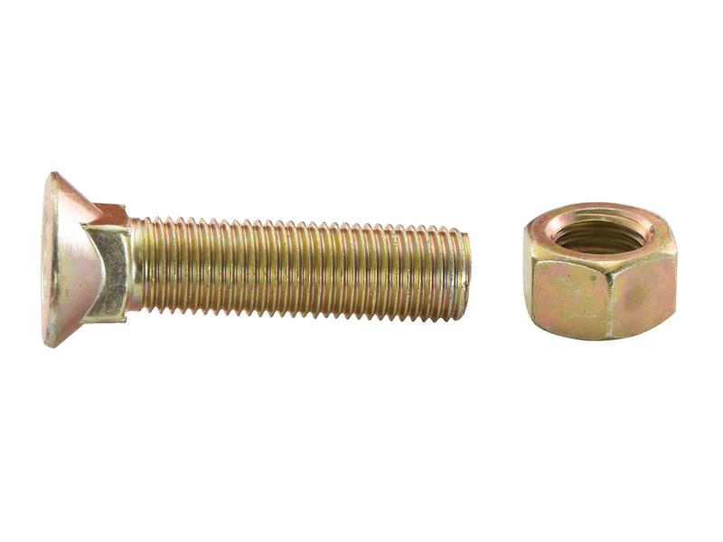 Parafuso c/porca - M10 x 25mm, Resistência à tração 8.8 (25 un. Caixa) Aplicavel em: 3015650LX (S.78705)