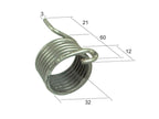 Mola de retorno Esq. para Deutz-Fahr Aplicavel em: 9975616 (S.78927)