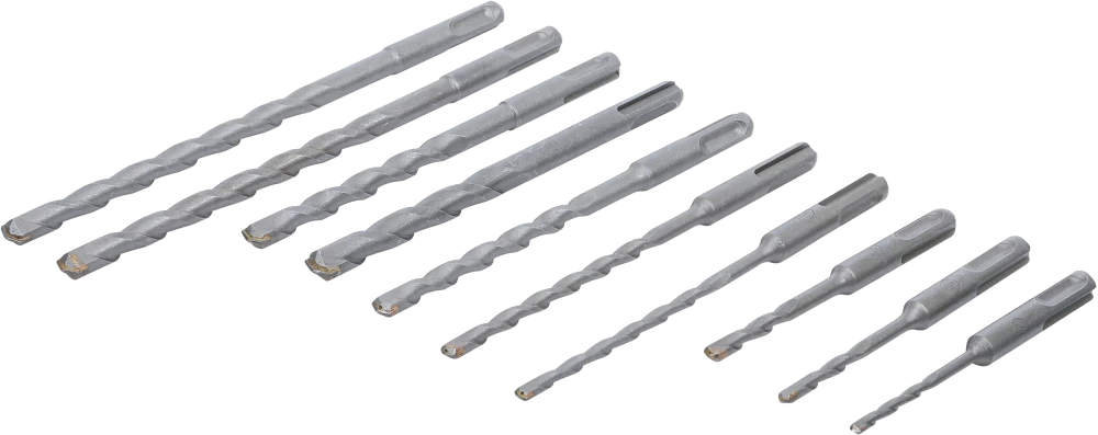 Conjunto de brocas para martelo | eixo SDS, ponta de carboneto | 4 - 12 mm | 56 peças