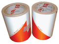 Fita reflectora vermelha e branca, 140mm x 10M (S.790181)
