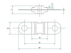 Fusivel Mega - 100 Amps (Amarela) (S.7911100)