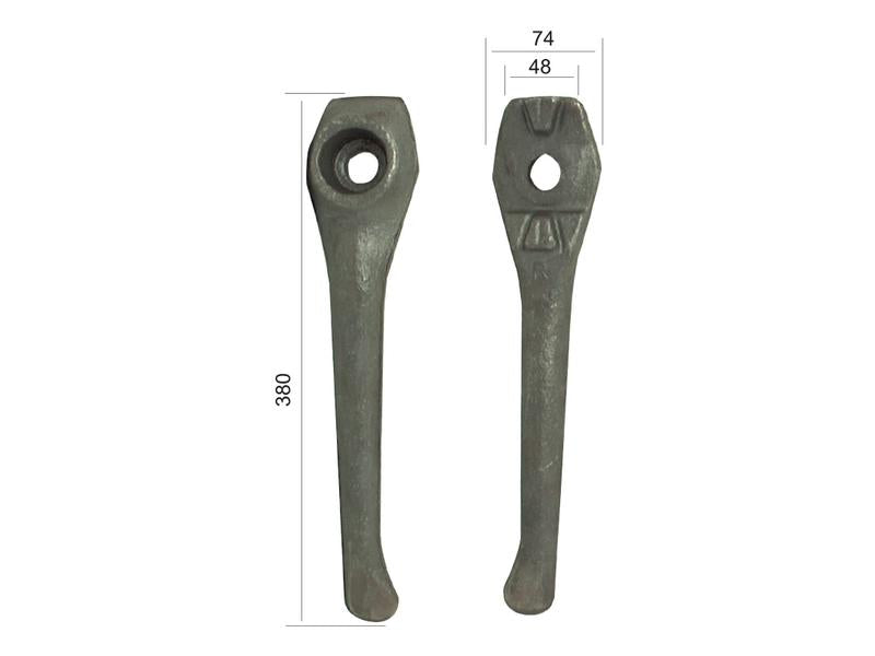 Bico para grade de bicos 380mm. Dt. para Lely Aplicavel em: 1.1699.0124.0 (S.79247)