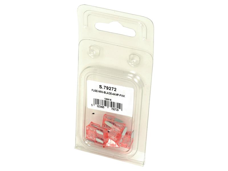 Agripak 10 un. fusiveis placa mini 4.0A rosa (S.79272)