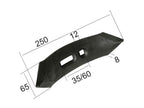 Bico 250x65x8mm Centros de orifícios em 35/60mm Aplicavel em: KK193570 (S.79372)
