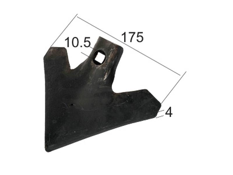 Bico asa andorinha 175x4mm (S.79377)