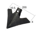 Bico asa andorinha 200x4mm (S.79378)