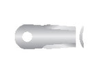 Faca - Lamina conica - 112 x 50x4mm - Orifício Ø18.5 x 20.5mm - Esq./Dt. - para Kuhn Aplicavel em: 56840000 (S.79599)