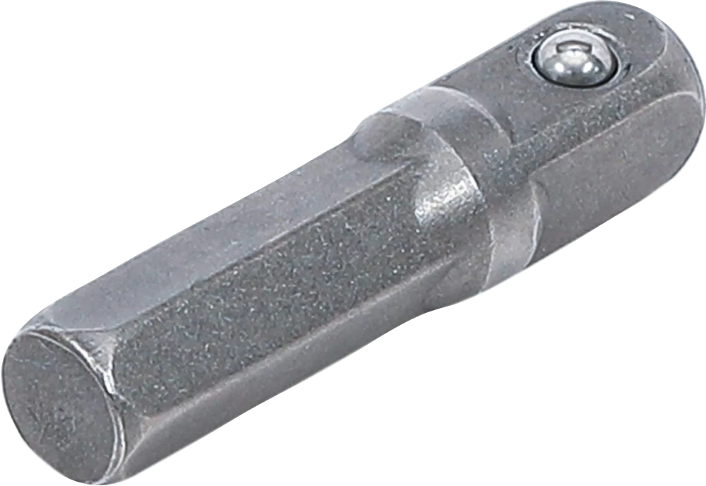 Adaptador de roquete para pontas | Sextavado externo 6,3 mm (1/4") - Quadrado externo 6,3 mm (1/4") | 30 mm