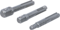 Conjunto de adaptadores | SDS - quadrado externo 6,3 mm (1/4"), 10 mm (3/8"), 12,5 mm (1/2") | 3 peças