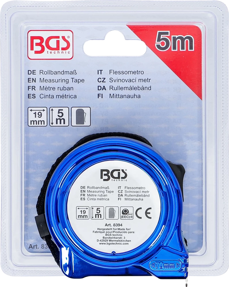 Fita métrica em rolo | 19 mm x 5 m