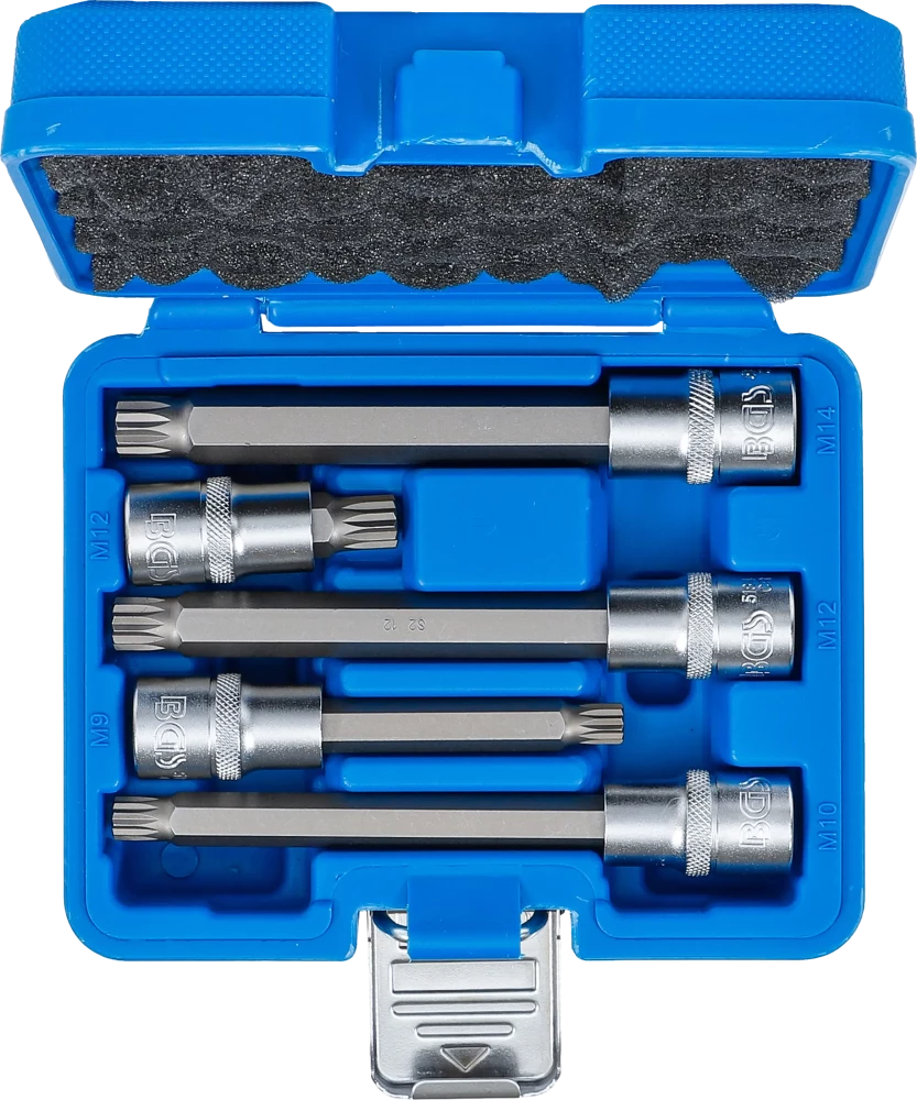 Conjunto de Encaixes para Pontas XZN | 1/2" | Veios de Transmissão | 5 peças