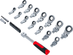 Conjunto de anel de roquete de encaixe e conjunto de pontas | 6 - 20 mm | 27 peças