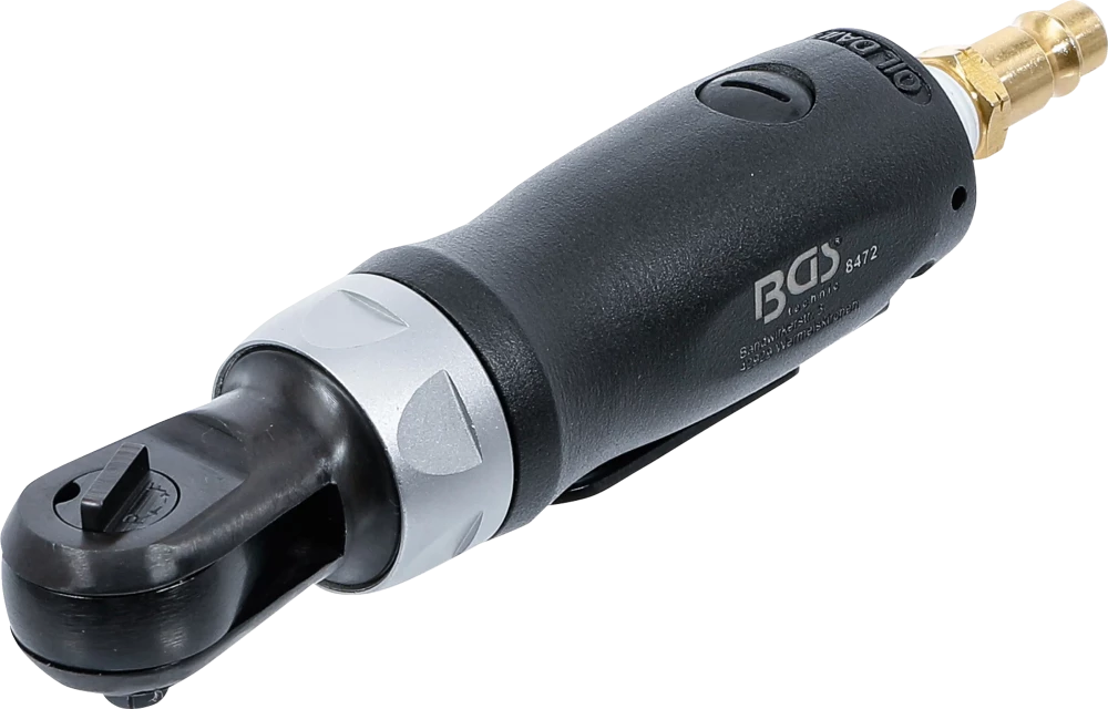 Chave de fendas de catraca pneumática | 6,3 mm (1/4") | 54 Nm | extra curta