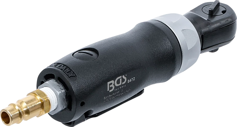 Chave de fendas de catraca pneumática | 6,3 mm (1/4") | 54 Nm | extra curta