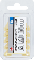 Encaixes intercambiáveis | branco | para BGS 85200 | 5 peças