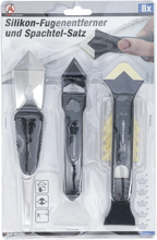 Raspador de juntas de silicone e conjunto de espátulas | 8 peças