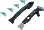 Conjunto raspador de juntas de silicone e espátula | 7 peças