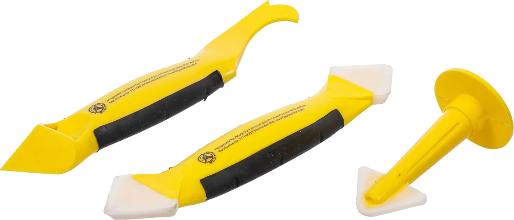 Raspador de juntas de silicone e conjunto de espátulas | 3 peças