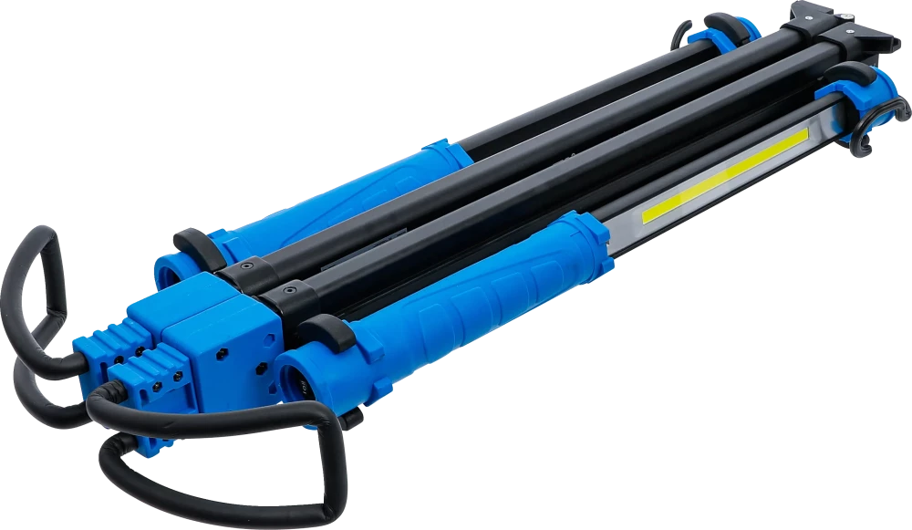 Luz LED COB para capô com bateria e suporte extensível | 2 lanternas manuais de trabalho LED COB