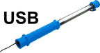 Luz LED COB para capô com bateria e suporte extensível | 2 lanternas manuais de trabalho LED COB