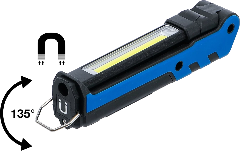 Lanterna articulada a bateria | LED COB | 5 W