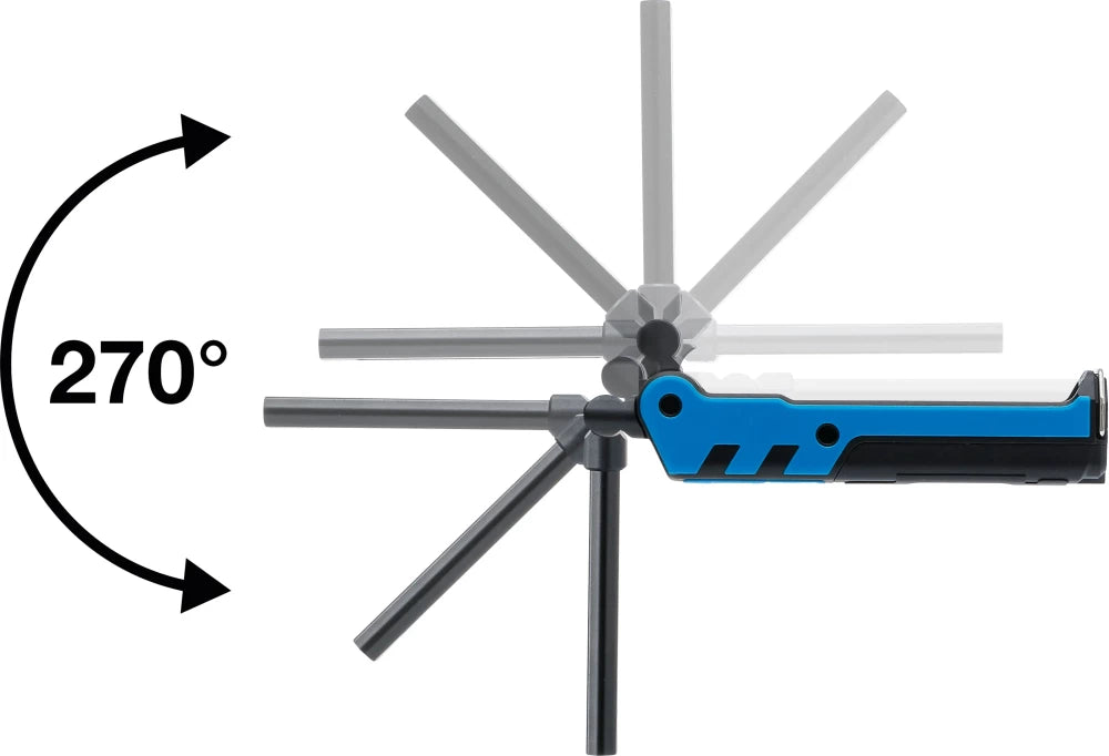 Lanterna articulada a bateria | LED COB | 5 W