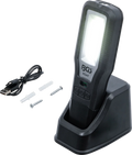 Lanterna de trabalho LED COB | articulada | com estação de carregamento