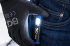 Mini lanterna de alumínio LED COB