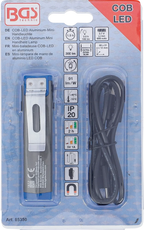 Mini lanterna de alumínio LED COB
