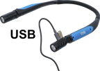 Lanterna de pescoço para oficina LED COB