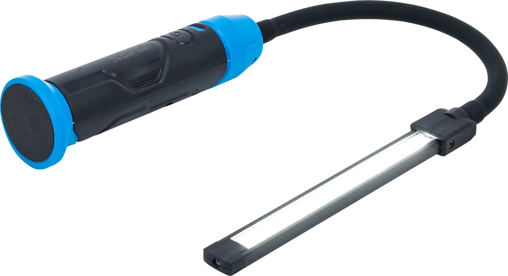 Lanterna LED COB | com pescoço de cisne