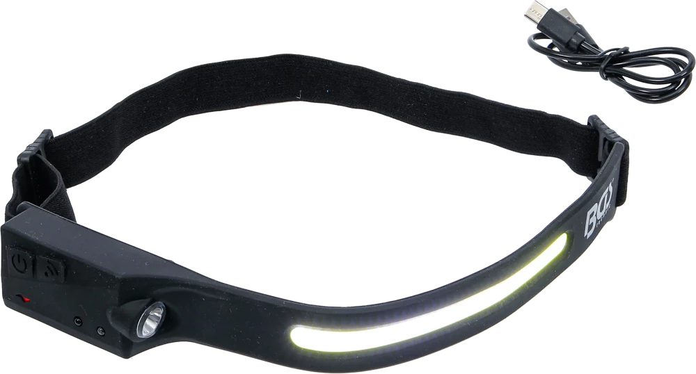 Lanterna de cabeça COB LED | com sensor de movimento