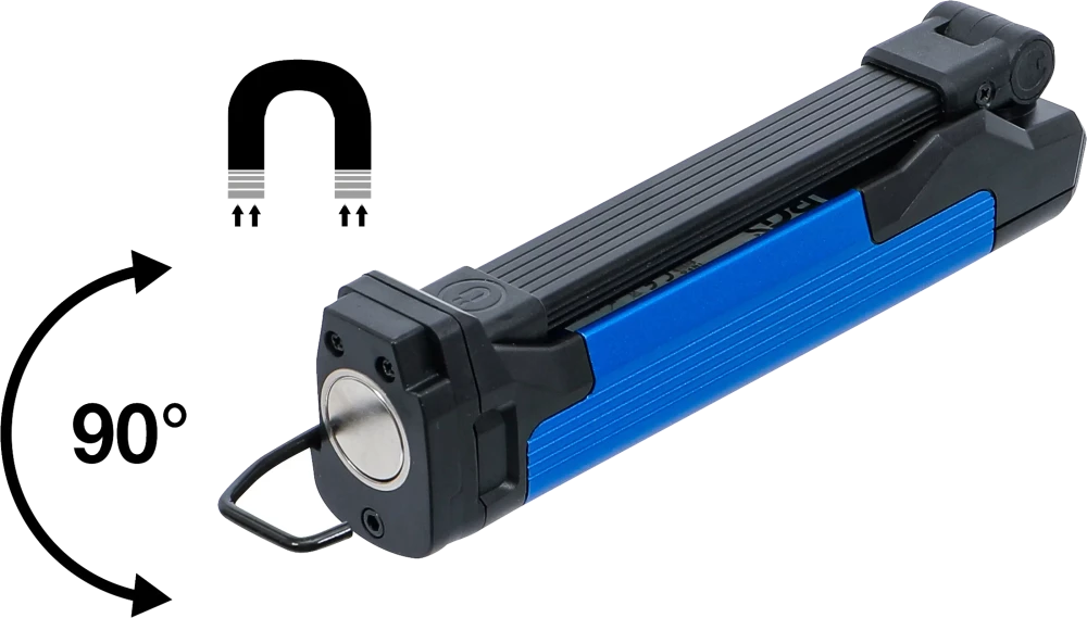 Lanterna articulada a bateria | LED COB | 4 W