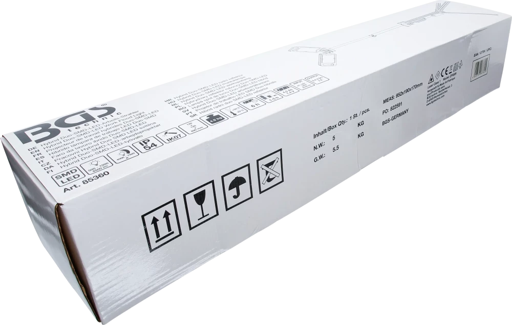Projetor de trabalho LED SMD Duo híbrido | com tripé