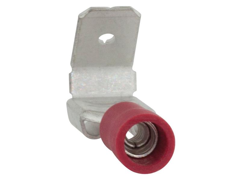 Terminal, Aperto Standard - Female Spade with Male Branch, 6.3mm, Vermelho (0.5 - 1.5mm) (S.8540)