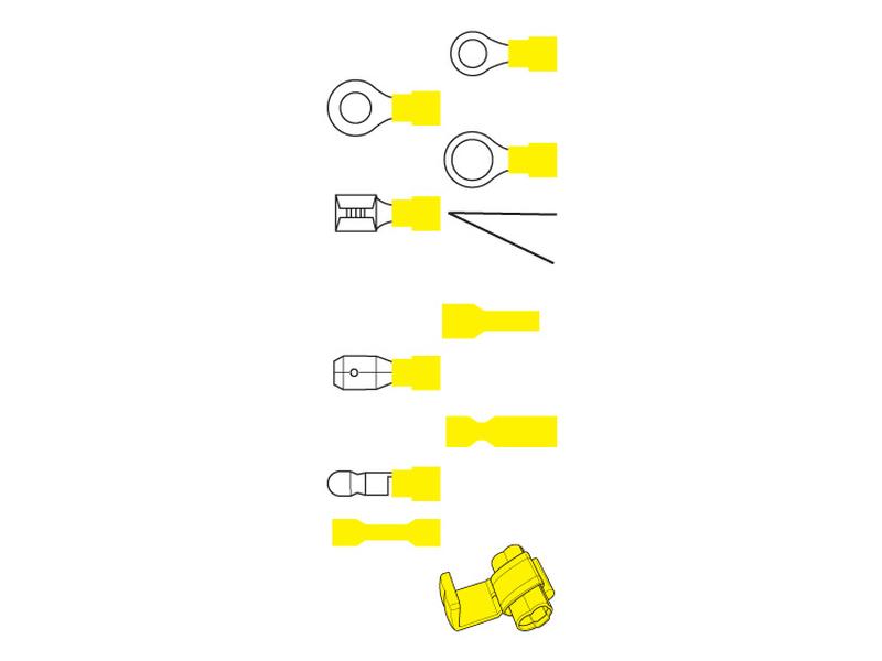 Terminal, Aperto Standard, 6.4mm, Amarela (4.0 - 6.0mm) (S.8551)