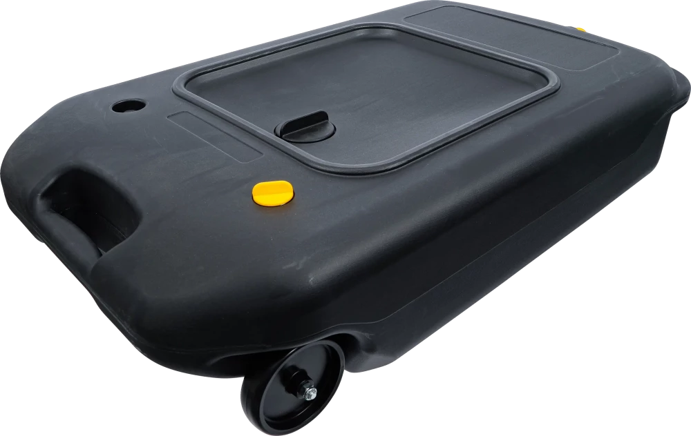 Recipiente de recolha de óleo com vertedor | móvel | 40 l