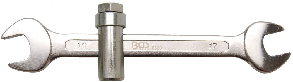 Chave para sanitários | com peça deslizante M10 | 17 x 19 mm