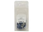 Agripak 25 un. Terminal, 6.4mm, Azul (S.8570)
