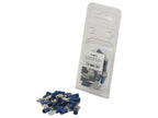 Agripak 25 un. Terminal 6.3mm, Azul (S.8572)